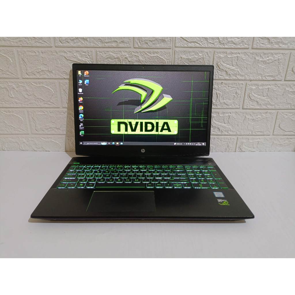 HP Pavilion Gaming 15 Core i7 8750H Nvidia GTX 1050 Laptop Second Desain Render Gen 8 GTX1050