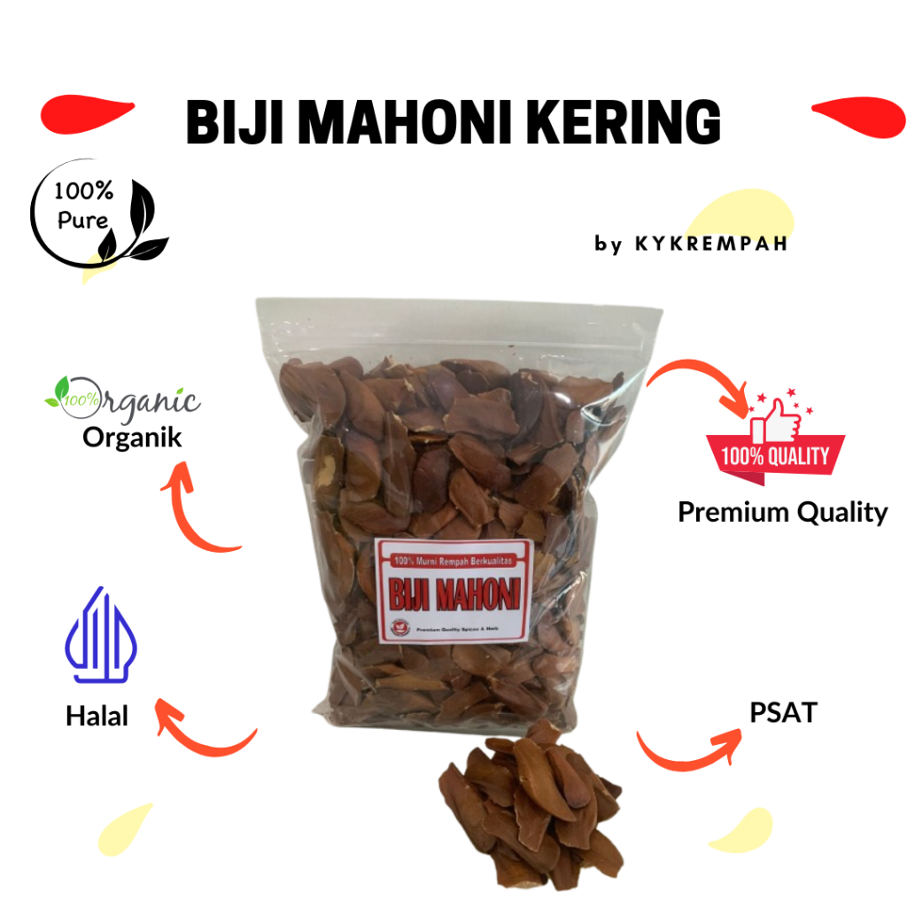 

Biji Buah Mahoni Kering Premium Super [ 250 gram]