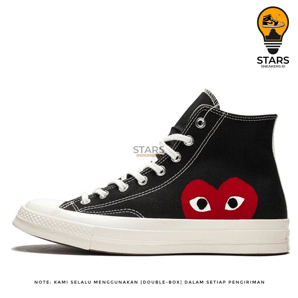 Converse Chuck 70s Hi CDG Play Black