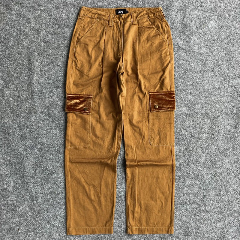 Celana Panjang Vintage STUSSY Cargo Chino Long Pants Original