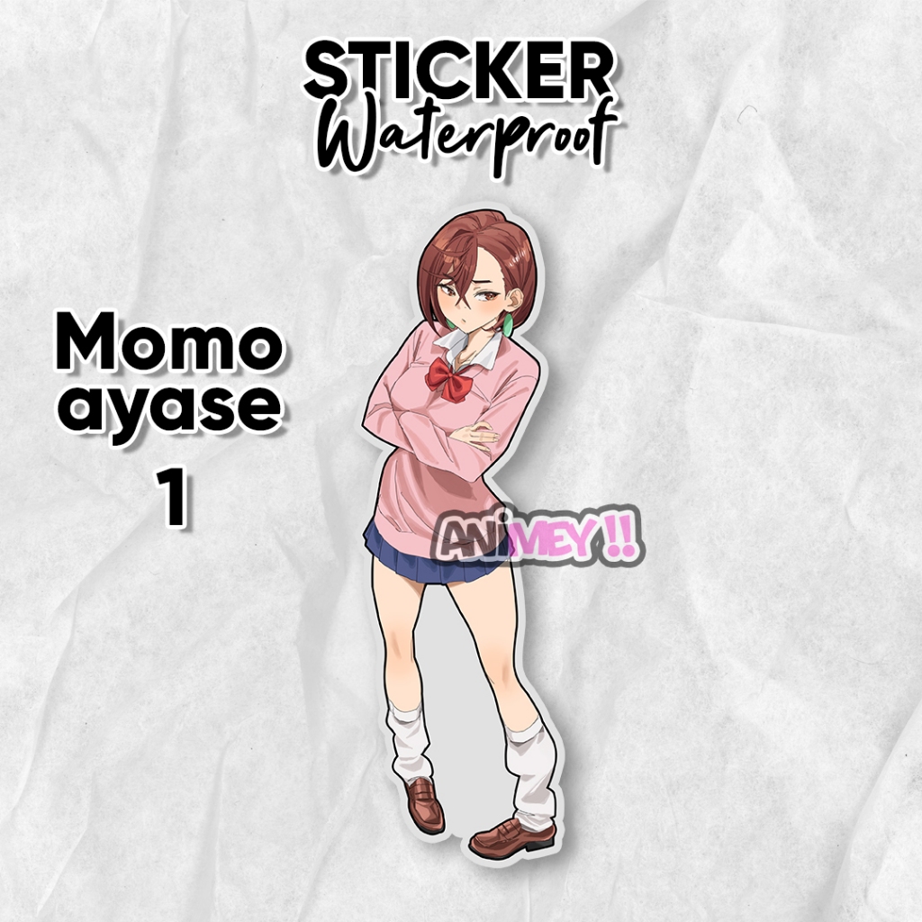 

Stiker Momo Ayase Dandadan / Sticker Anime Waterproof