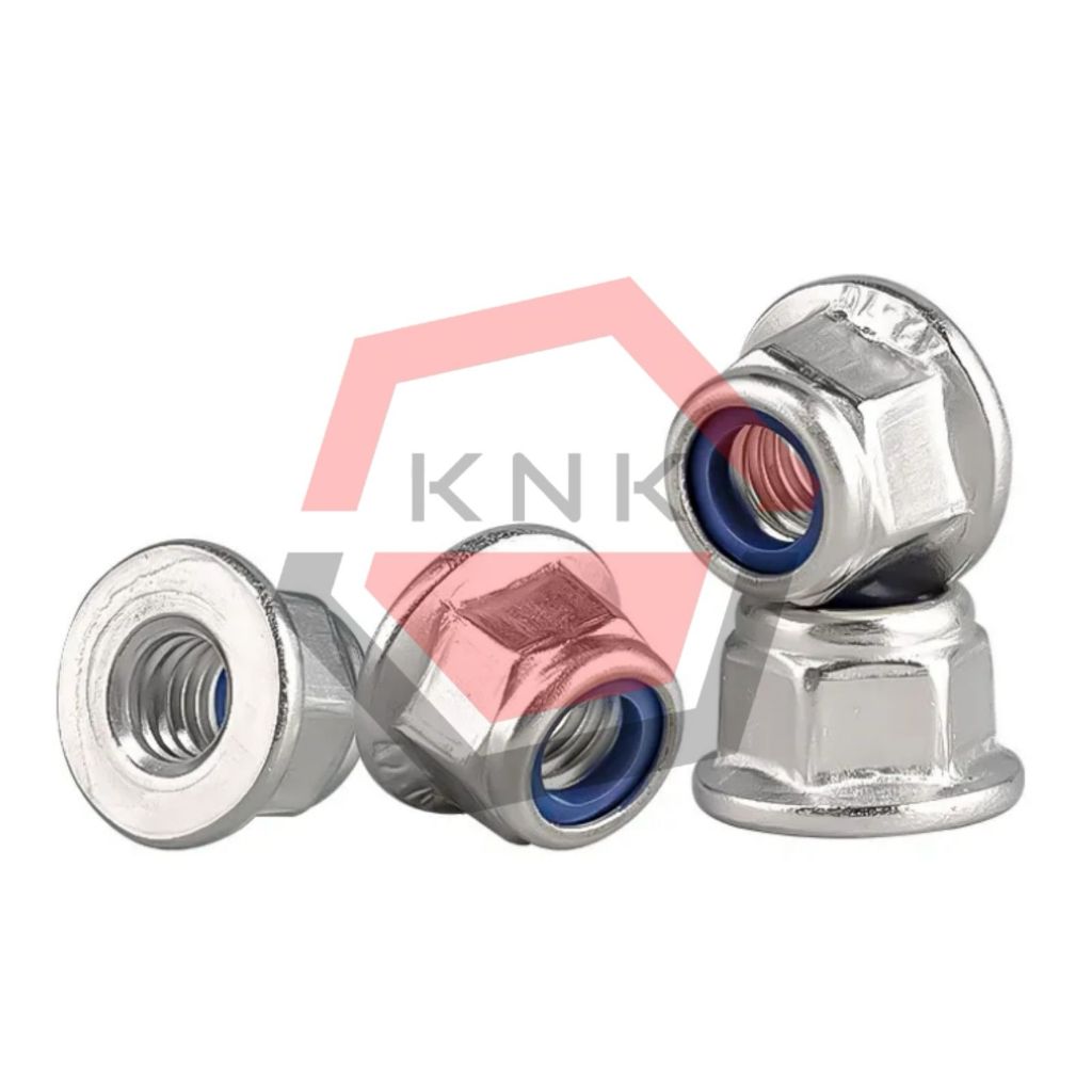 MUR NYLON FLANGE M8 STAINLESS STEEL