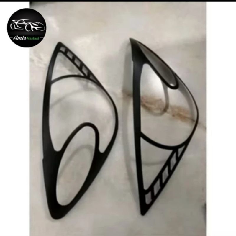 Garnish lampu depan hitam doff Avanza xenia lama 2005-2007