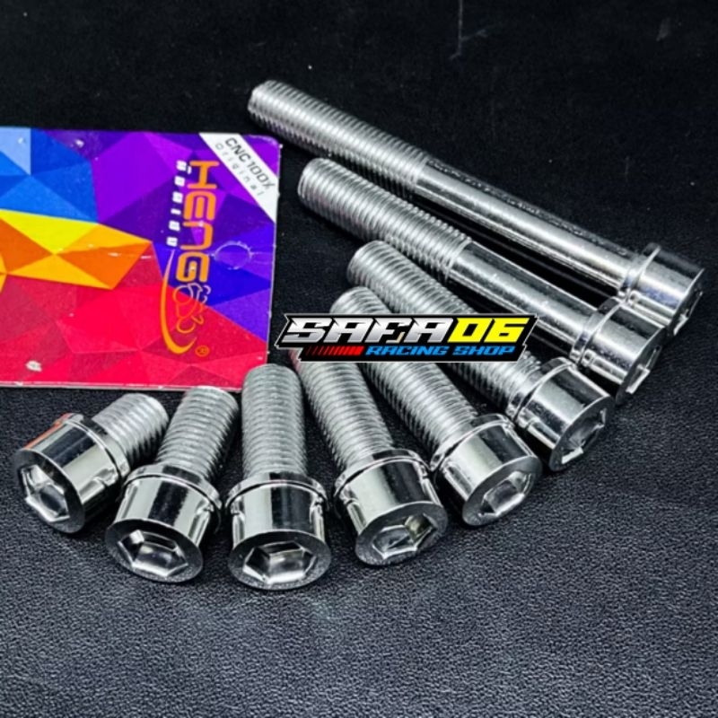 BAUT 14/M10 PANJANG 1CM-8CM MODEL ORDINARY PROBOLT STAINLESS HENG THAILAND