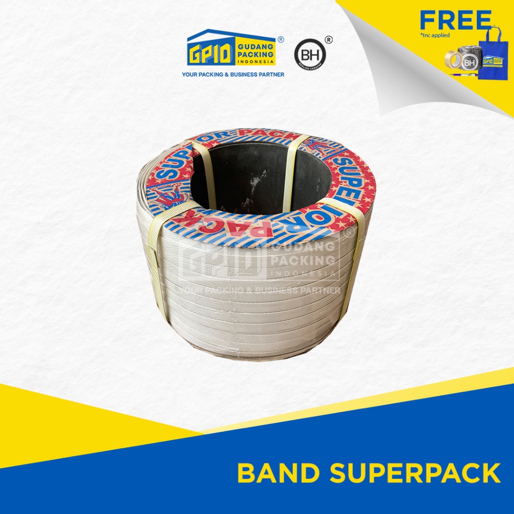 

SUPERPACK - Tali Strapping Band 9 / 12 / 15 mm Warna