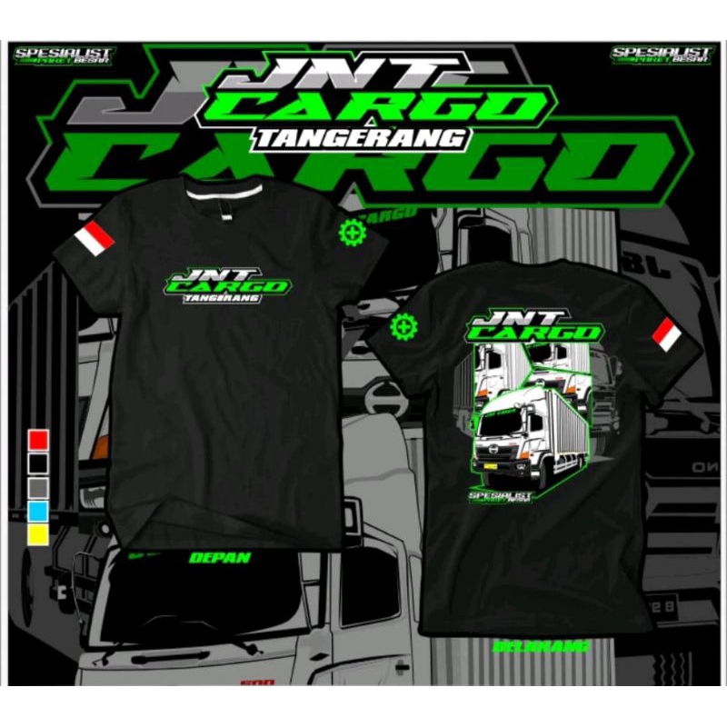 Kaos Jnt Cargo Tangerang Truck Ekspedisi Jnt Cargo