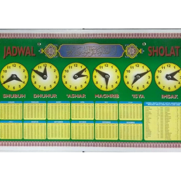 DAPATKAN Jadwal Waktu Sholat Manual