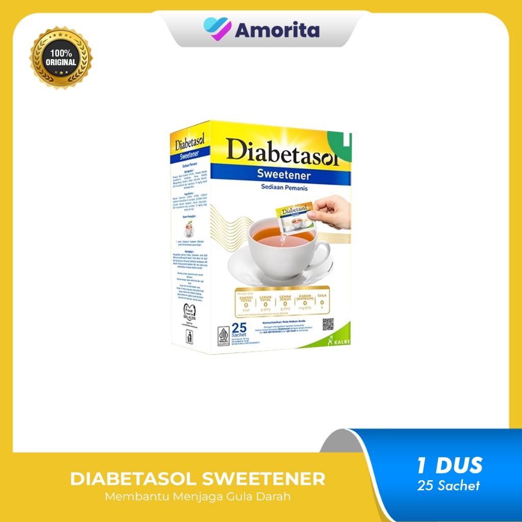 

Diabetasol Sweetener No Calories 25 Sachet