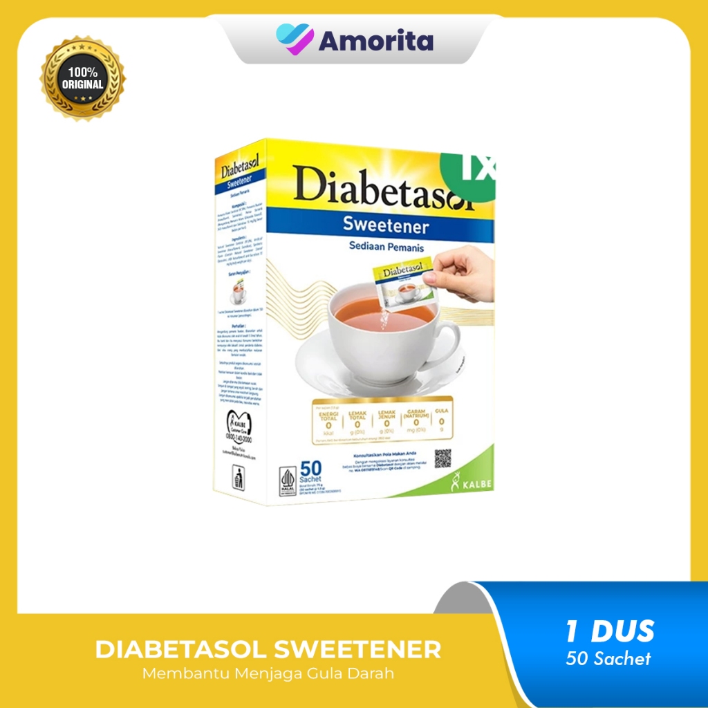 

Diabetasol Sweetener No Calories 50 Sachet