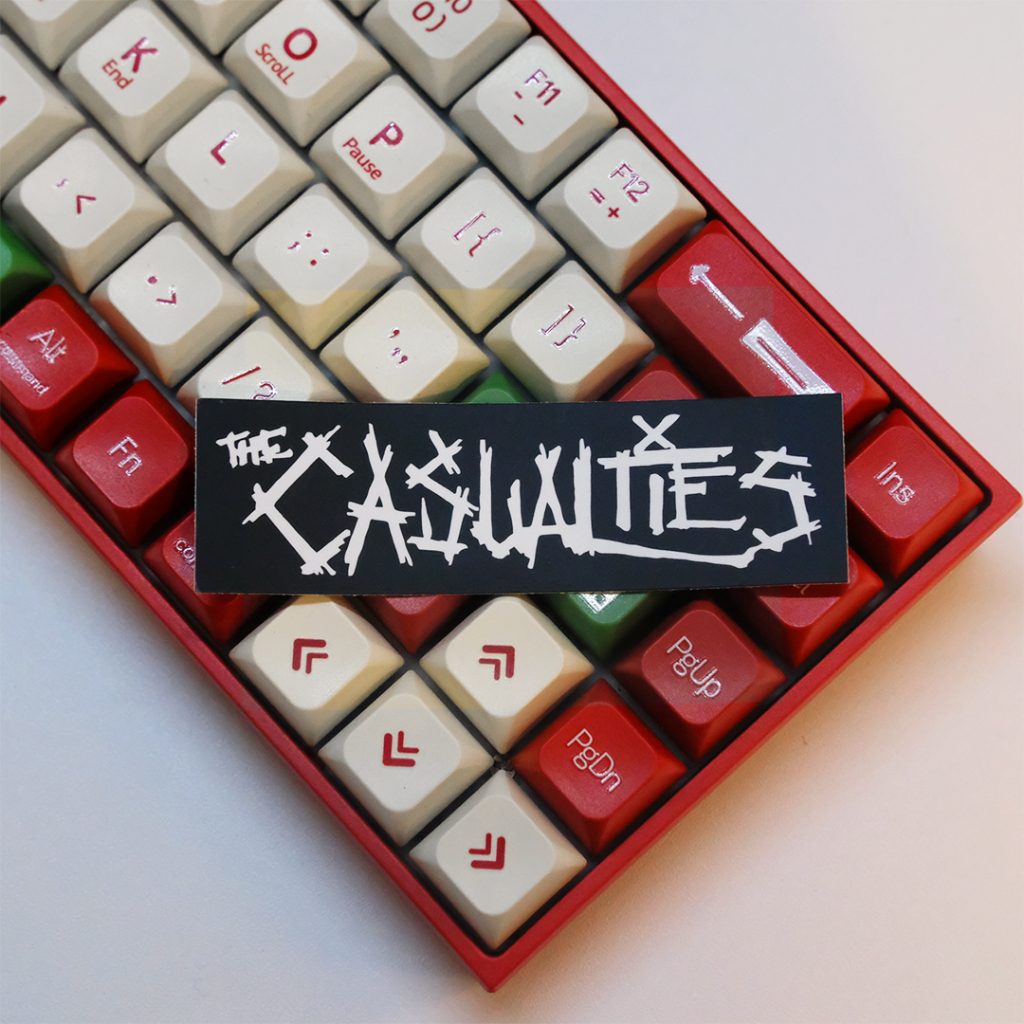 

STICKER THE CASUALTIES BAND