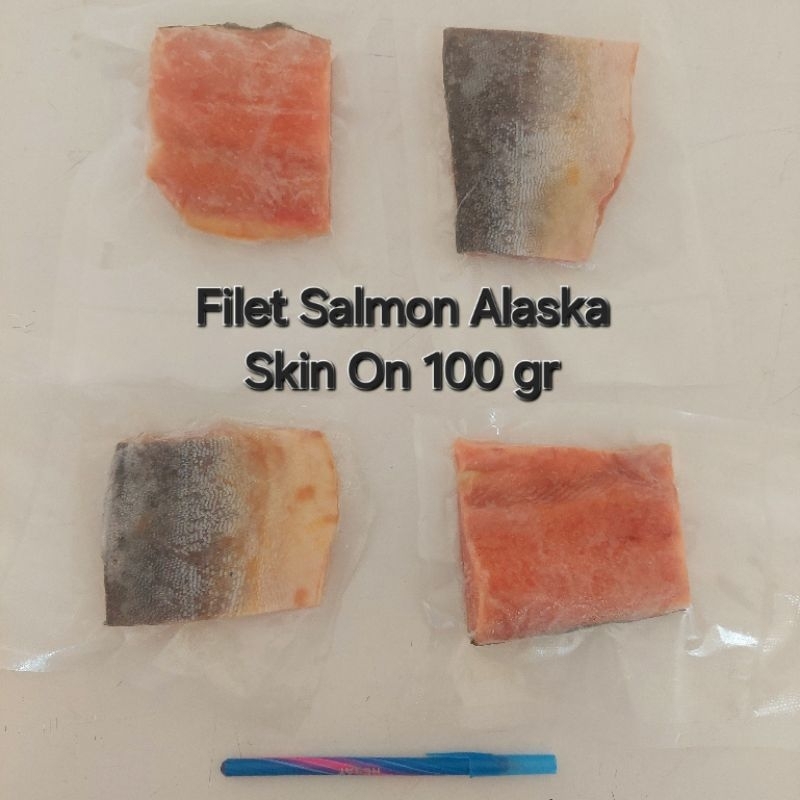 

Salmon Alaska Portion 100 gr skin on