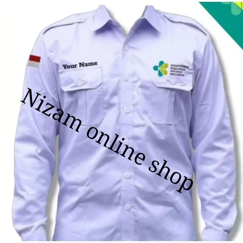Kemeja Kemenkes seragam Kemenkes baju Kemenkes Pdh Kemenkes pdh Kemenkes kemeja kerja Kemenkes serag