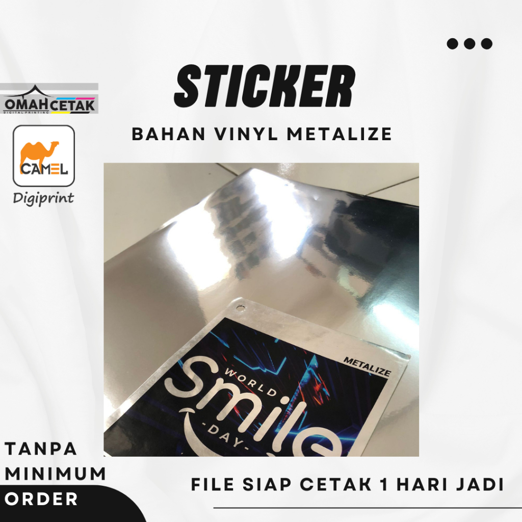 

Cetak Stiker Vinyl Custom Malang Murah Bahan Vinyl Metalize