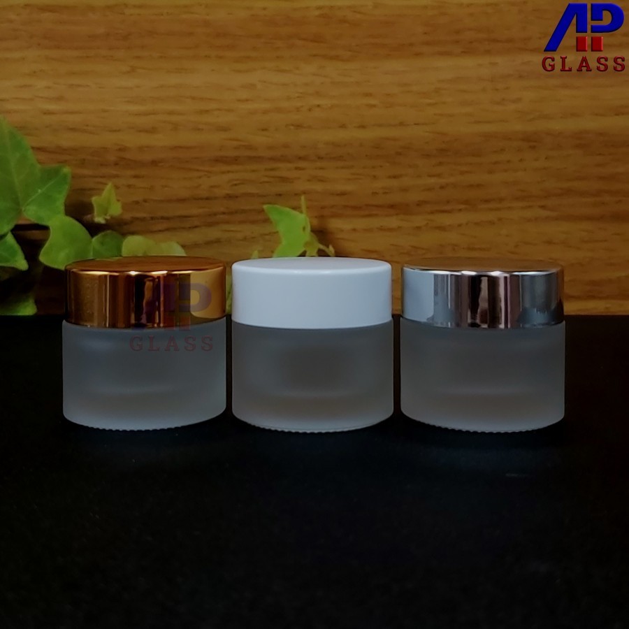POT JAR 10 GR CREAM KOSMETIK / POT KACA FROSTED 10ML