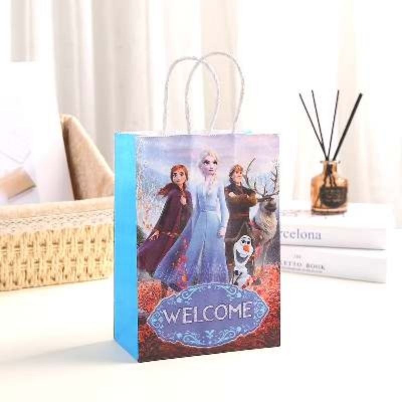 

Satuan- Paperbag motif Frozen Disney/ Tas gift kado ultah anak Elsa Anna frozen