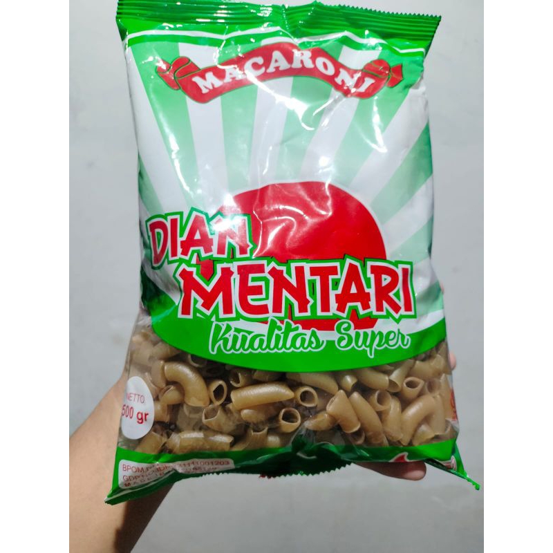 

Makaroni mentari (mentah) 500gram