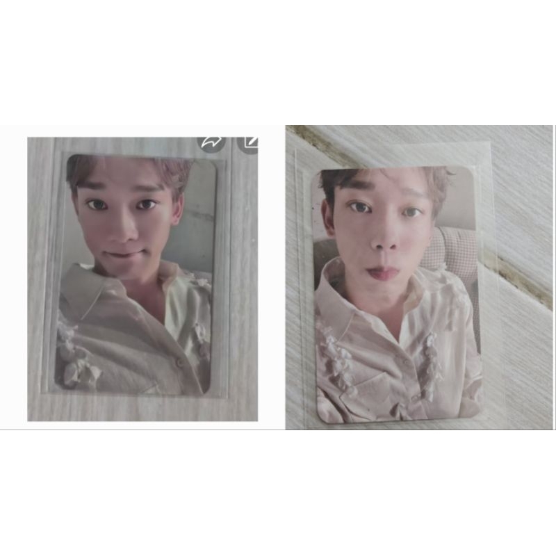 EXO Chen jongdae last scene giveaway event SM mumo photocard pc official pob bene