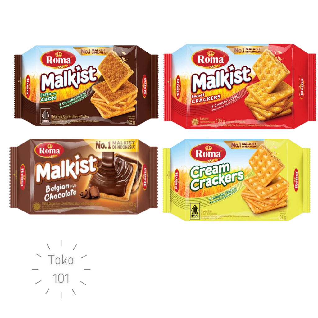 

Roma Malkist Crackers Aneka Rasa