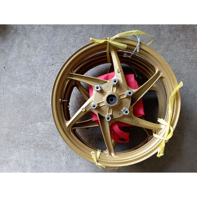 VELG RACING CB 150R OLD GOLD DEPAN BELAKANG