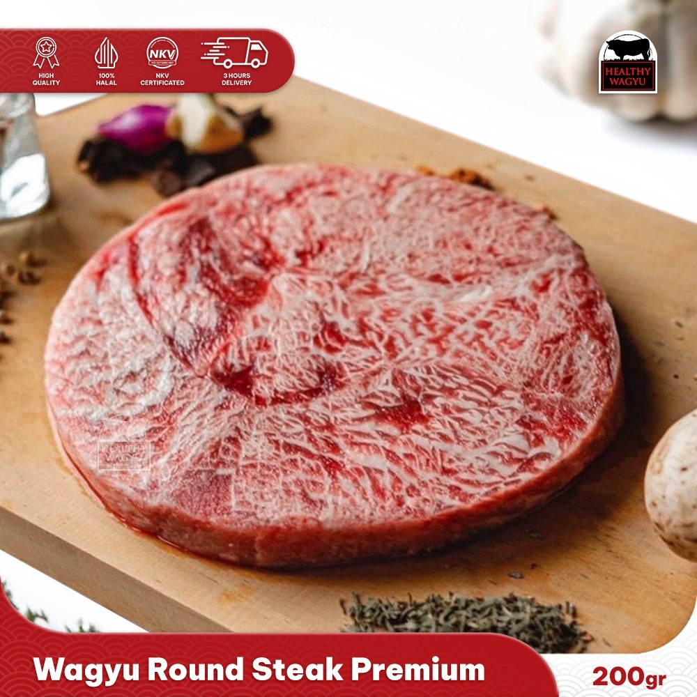 

BAH Wagyu Steak Meltique Halal Premium Quality 200gr Healthy Wagyu