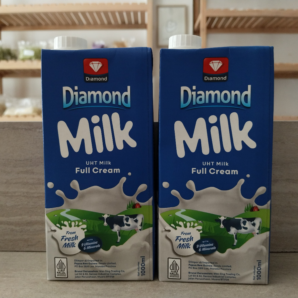 

Diamond Fresh Milk/Susu UHT Full Cream1 Liter