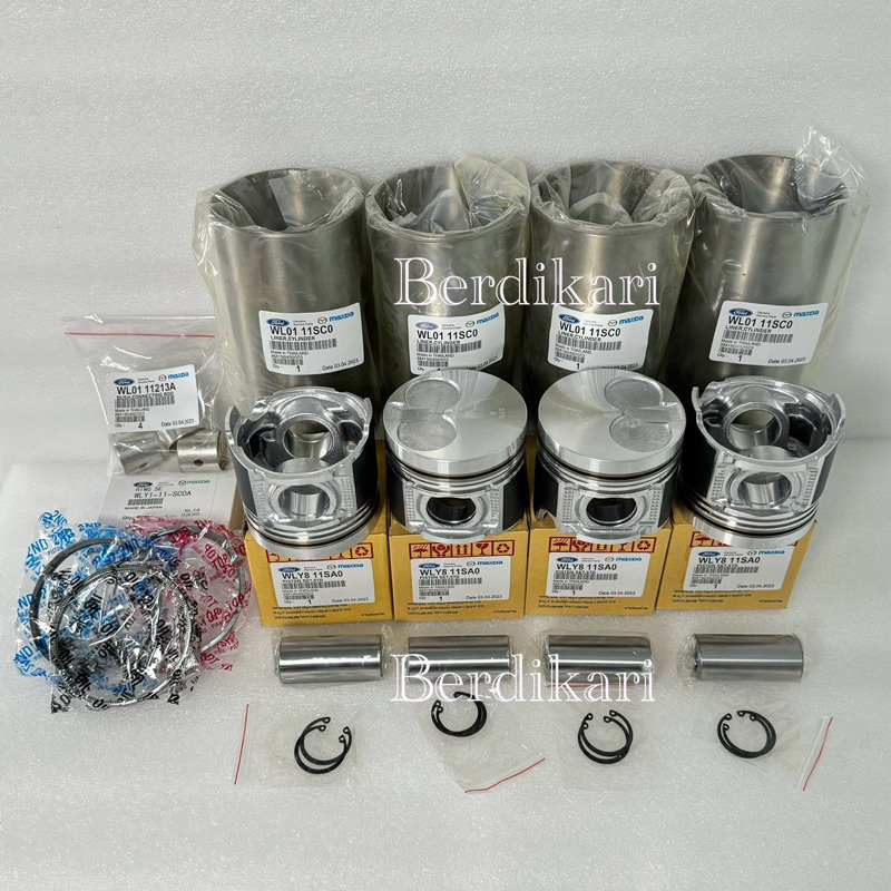 LINER KIT LINER SET STANDARD FORD RANGER EVEREST 2.5 2500CC MAZDA BT-50 B2500 TDi GEN1 WL01-23-200