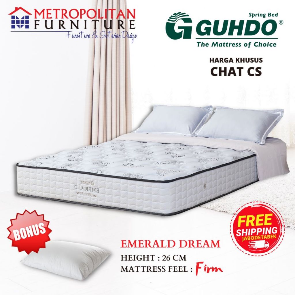 Kasur Springbed Guhdo Emerald Dream Spring bed matras