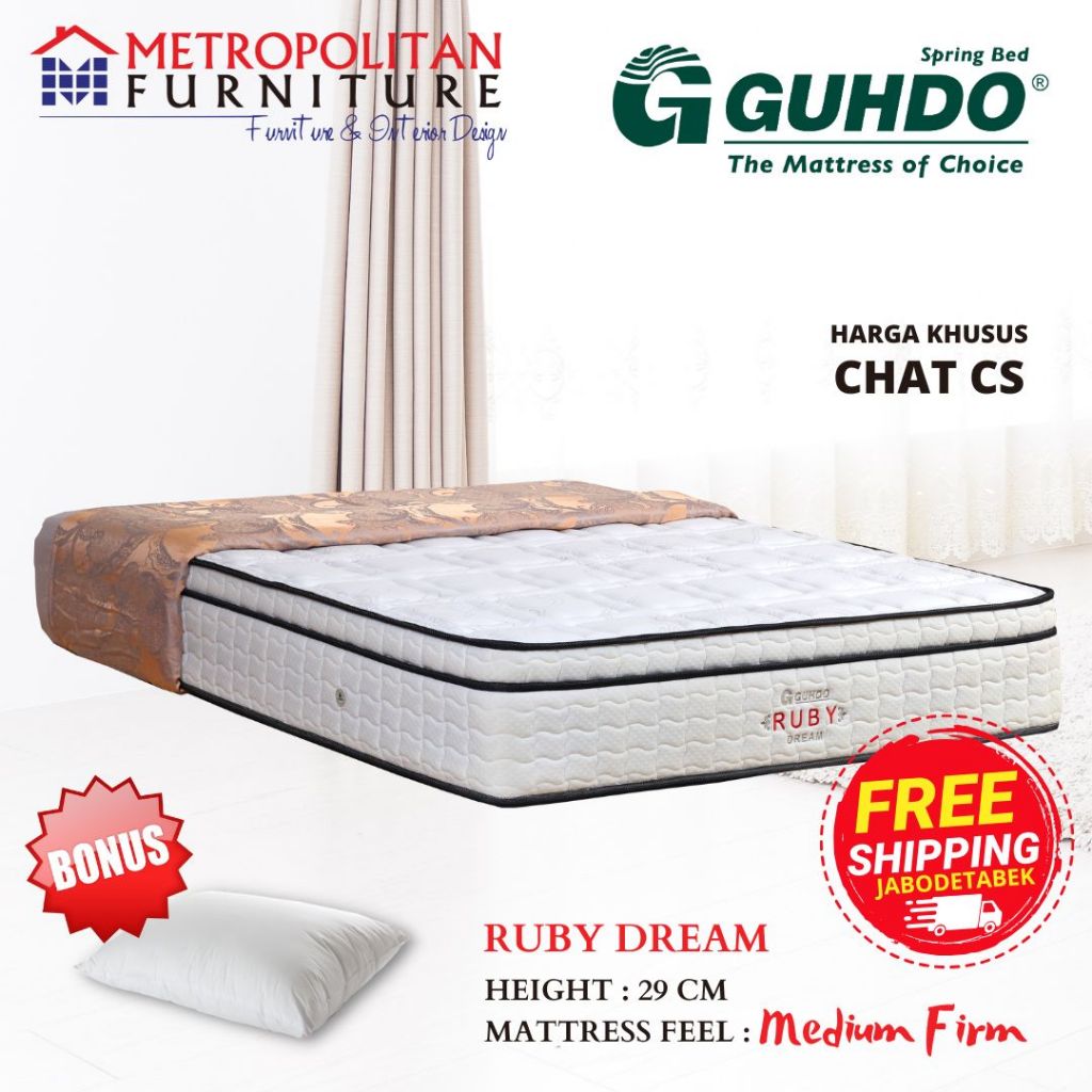 Kasur Springbed Guhdo Ruby Dream / Spring bed matras