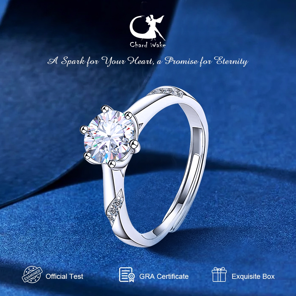 Chard Wake Original Cincin Cewek Mewah Fashion Couple Pasangan Cowo Pria Wanita Adjustable Ring Anti