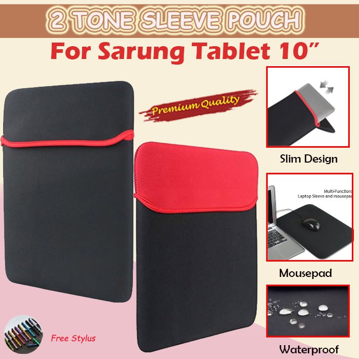 Chuwi Minibook X 10.5 10.8 Pouch Sleeve Bag Case Protective Softcase Double Faced Tas 2 Tone Slim Co