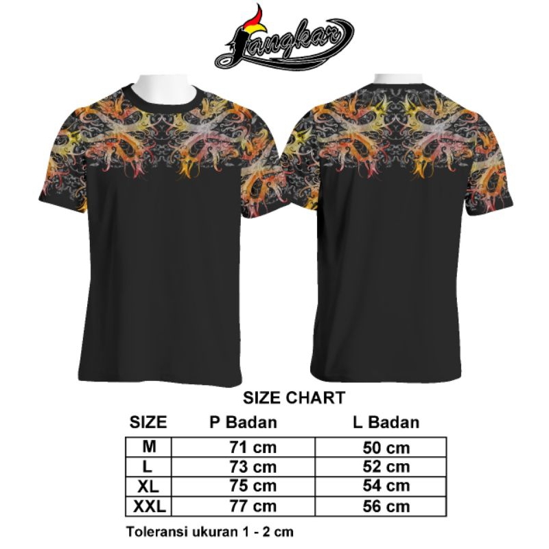 Kaos Distro Tshirt Kaos Distro Motif Dayak Kalimantan