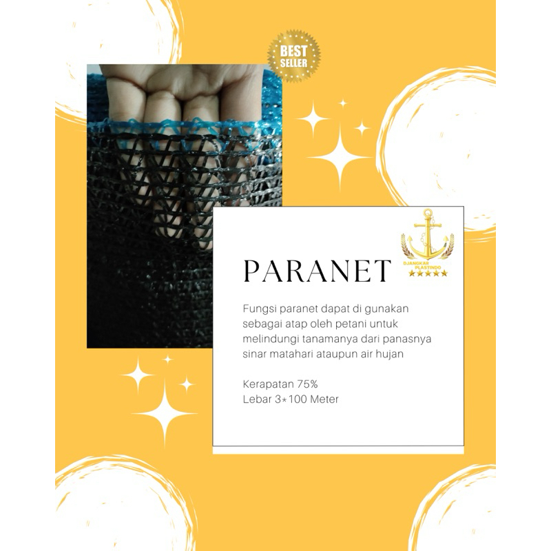 Paranet - waring jaring paranet - Marmora plastindo