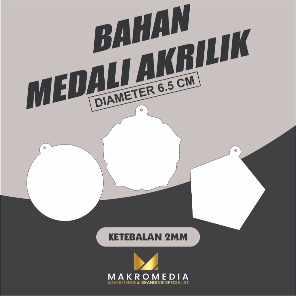Bahan Medali Wisuda Polos,  Medali Akrilik Custom, Medali akrilik,  medali akrilik kosongan