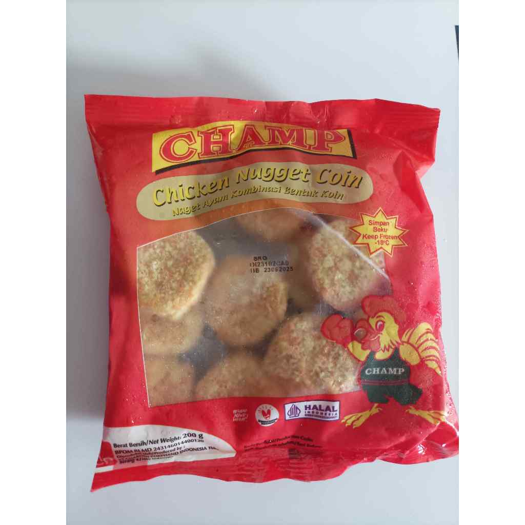 

Champ Nugget Coin (Ayam) 200 Gram