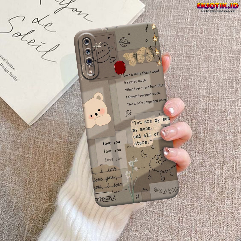 Case Samsung A20s - Casing Samsung A20s - Fashion Case - Silikon Samsung A20s  - Motif Keren Dan Luc