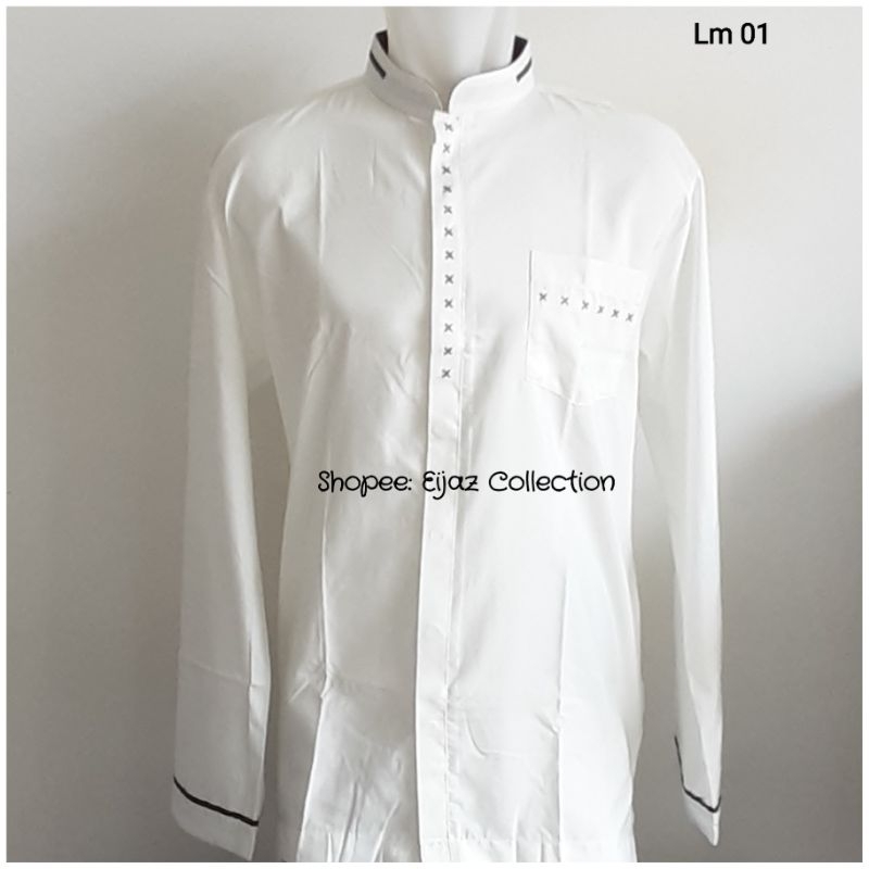 Baju Koko AL-LUTHFI Jumbo L3/ L4 / L5