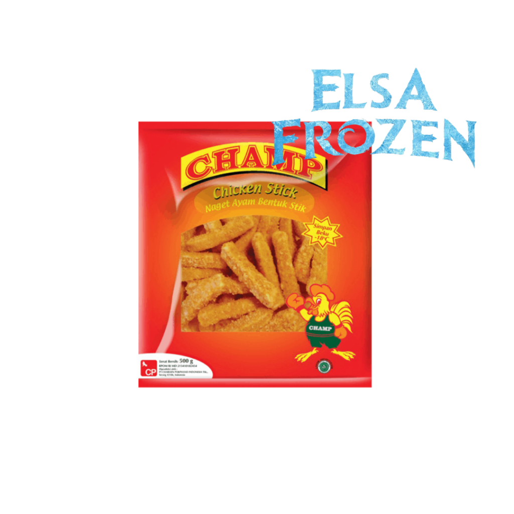 

CHAMP CHICKEN STICK 500 GR (STIK NAGET AYAM)