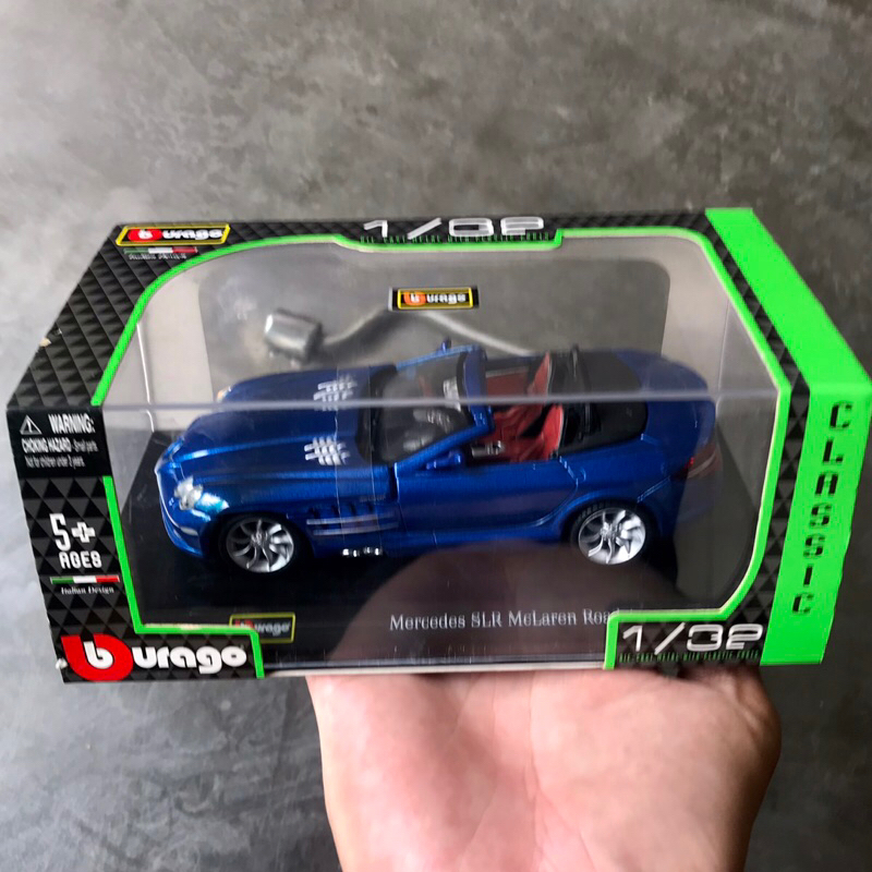 Diecast bburago 1/32 - Mercedes SLR McLaren Biru