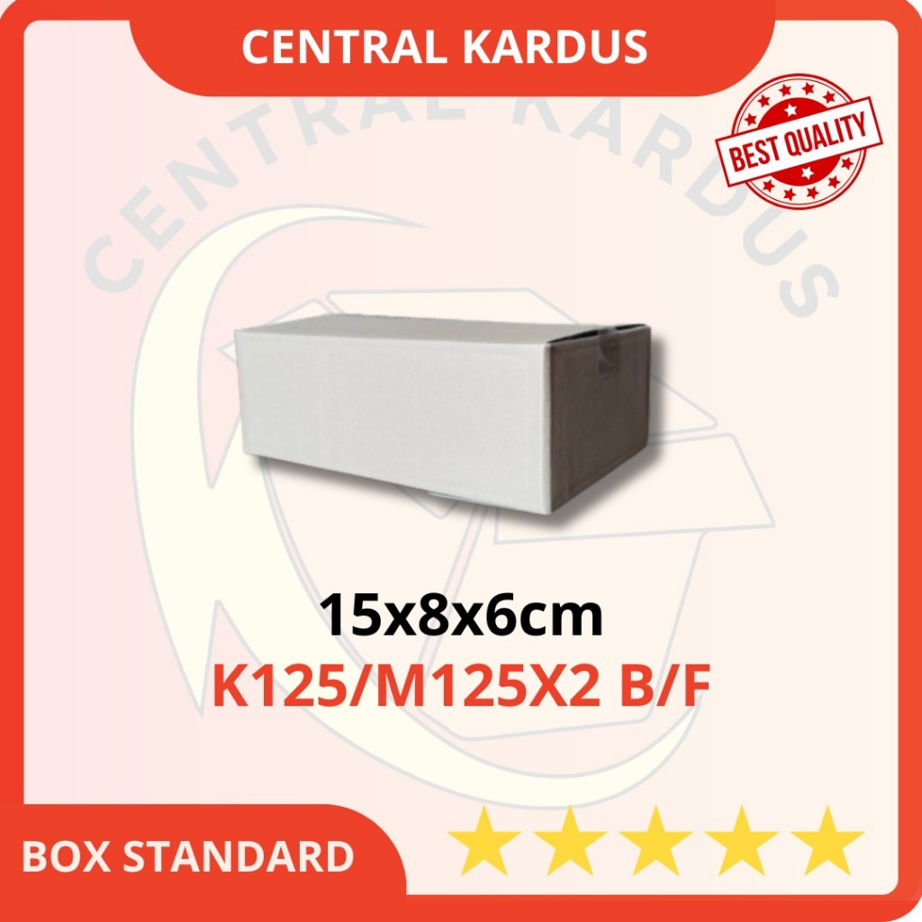 

( ISI 1 PCS) KARDUS PACKING POLOS UK.15x8x6cm BARU POLOS SINGLE WALL-centralkardus
