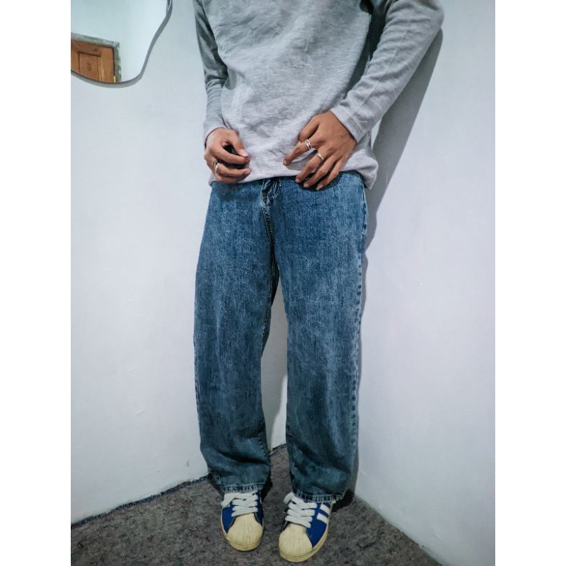 Baggy jeans blue