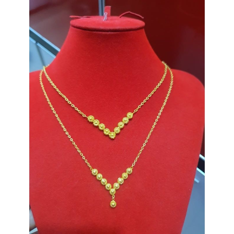 Kalung emas london 24k kadar 99,99%