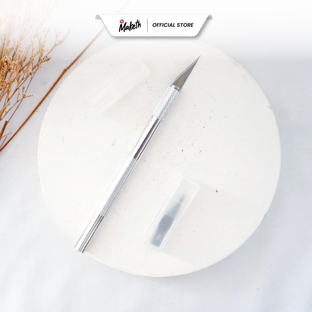 

Cutter Pen Cutting Pisau Presisi Alat Pemotong Metallic MAKETH