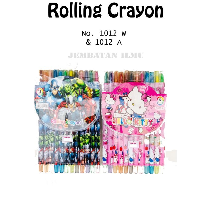 

Rolling Crayon/Crayon Putar/Crayon Pensil/Pensil Warna Unik/Mewarnai