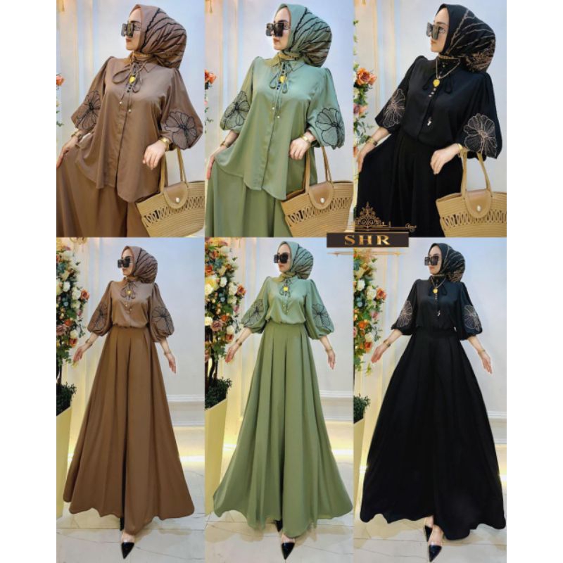 Putri new syahrini set kulot by SHR best seller