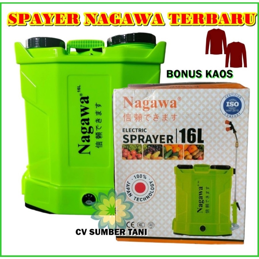 Sprayer Elektrik Yokohama/Nagawa 18 Liter Alat Semprot Hama Tanaman