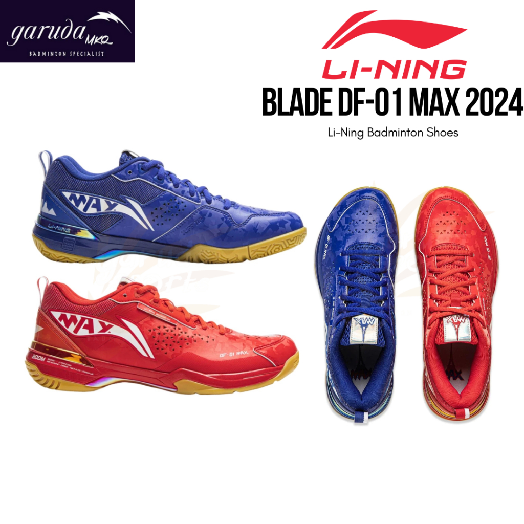 SEPATU BADMINTON LINING DF-01 Pro AYAT005 SEPATU LINING DF 01 PRO RED