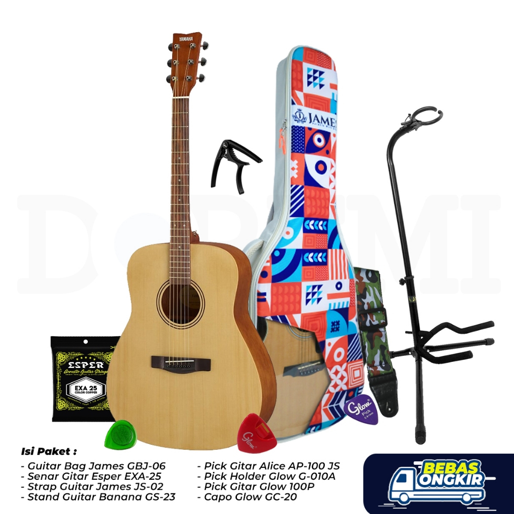 Paket Fancy Yamaha Guitar F-400 / F400 / F 400 / GItar Yamaha F 400