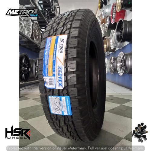 ban tubeless semi offroad/tahu ring 15 195/80 merk zeetex AT1000 ukuran 195 80 R15 mobil jimny