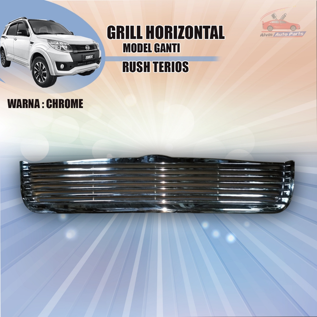 GRILLL RUSH TERIOS 2007 2008 / FRONT GRILL DEPAN RUSH LAMA / ACCESSORIES RUSH LAMA