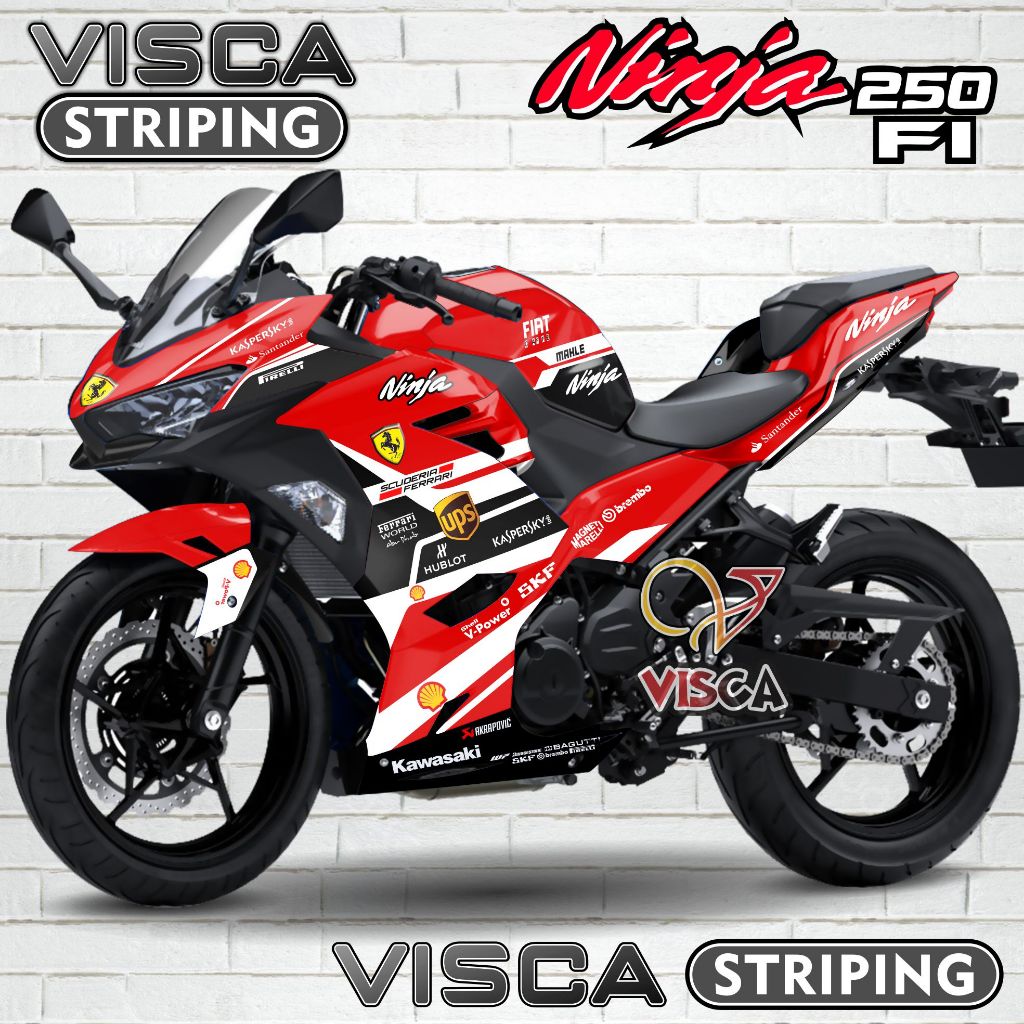 Decal Ninja 250 FI 2018 Full Body - Stiker Ninja 250 FI 2018 Full Body - Dekal Ninja 250 FI 2018 Ful